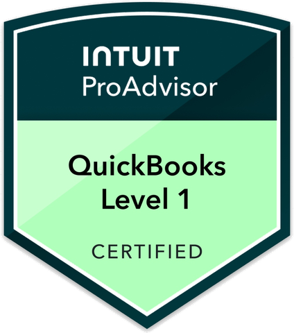 Intuit QuickBooks ProAdvisor Level 1 Certified